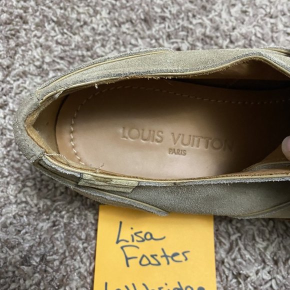 Louis Vuitton Men's Suede and Leather Shoes - Picture 3 of 6